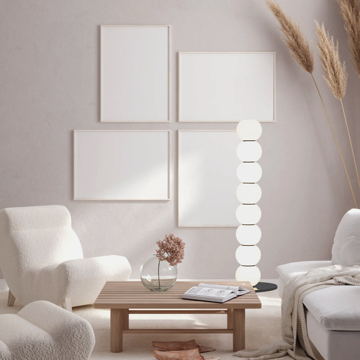 Calabash Glass Living Room Floor Lamp
