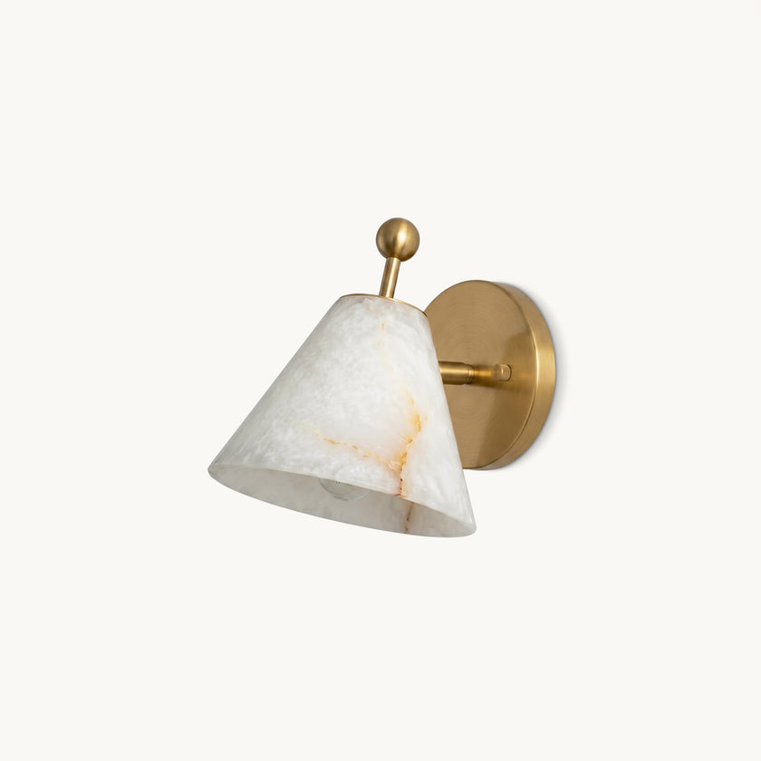 Caldrion Alabaster Wall Sconce