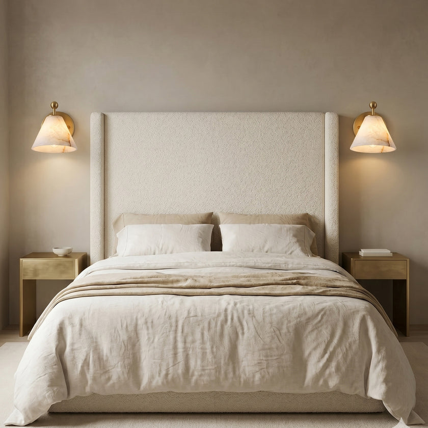 Caldrion Alabaster Wall Sconce