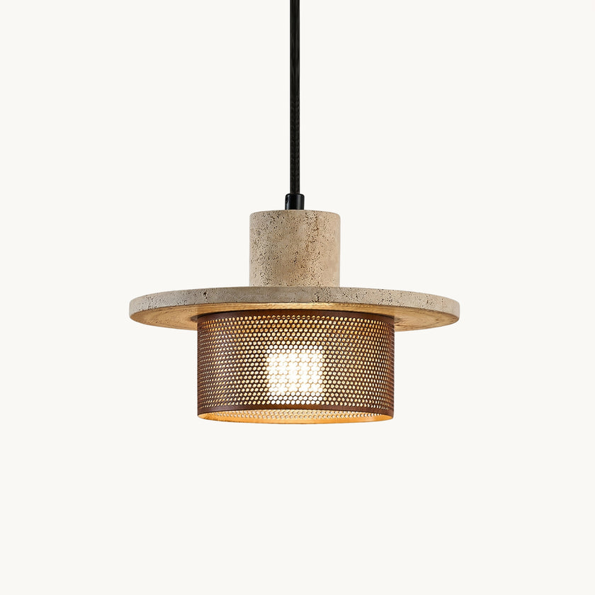 Caldris Travertine Pendant Light