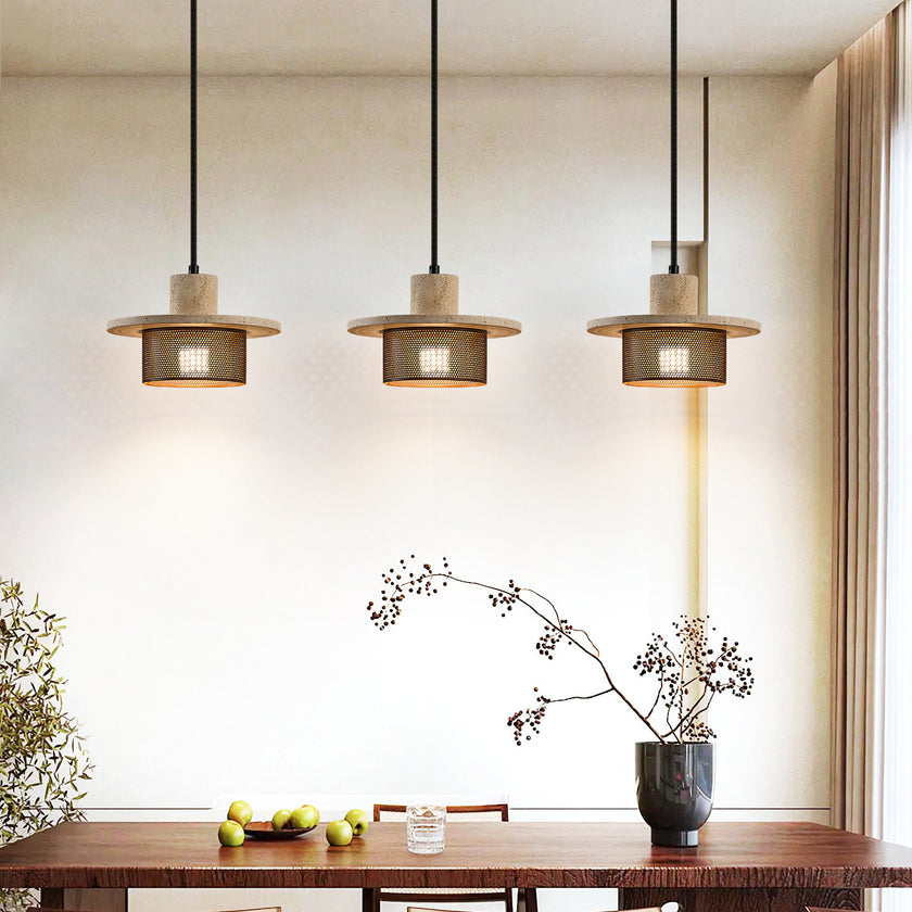 Caldris Travertine Pendant Light
