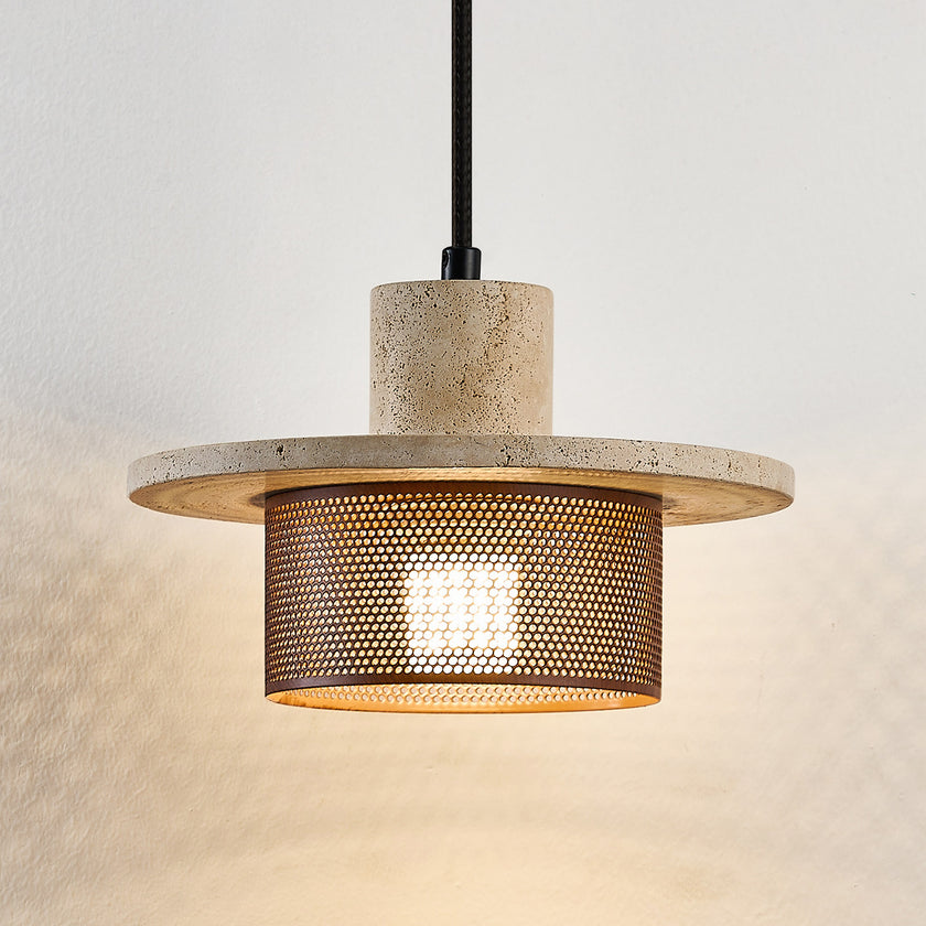 Caldris Travertine Pendant Light