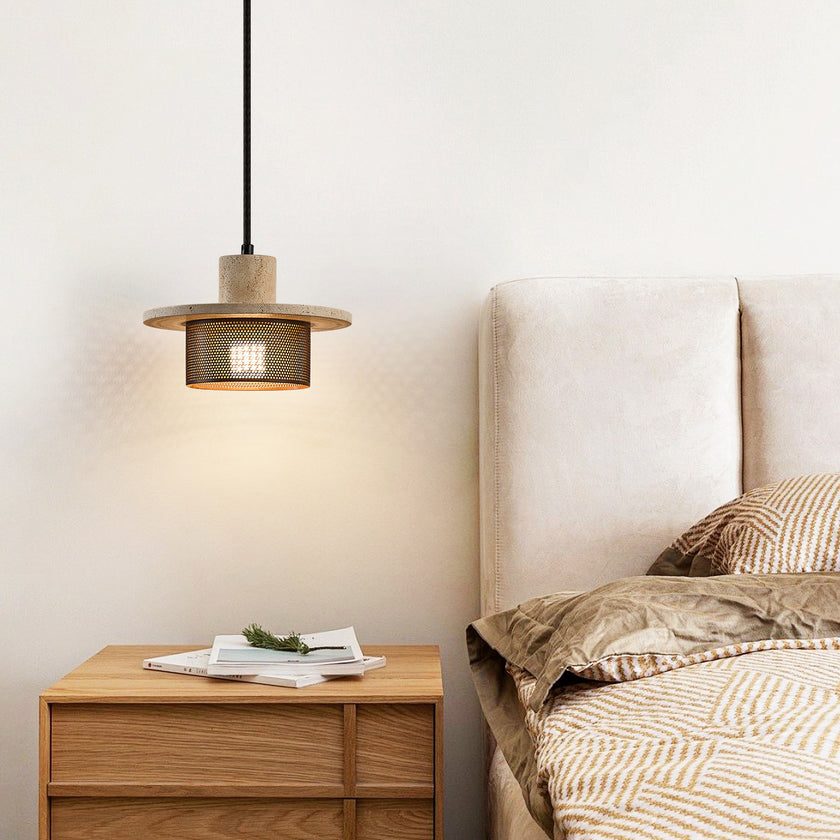 Caldris Travertine Pendant Light
