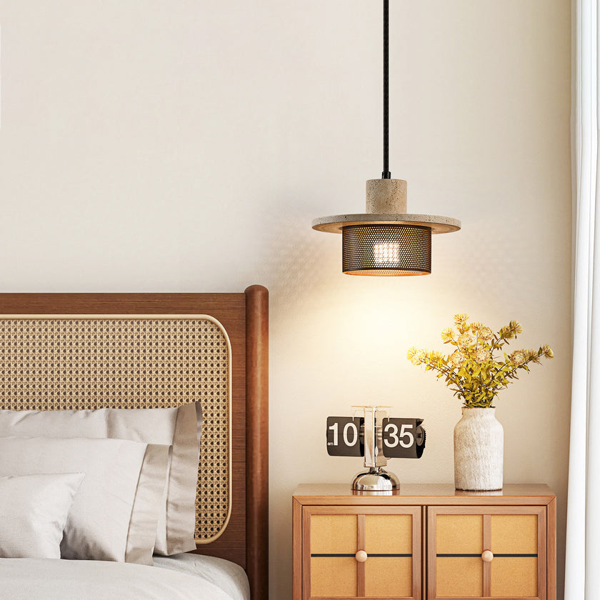 Caldris Travertine Pendant Light