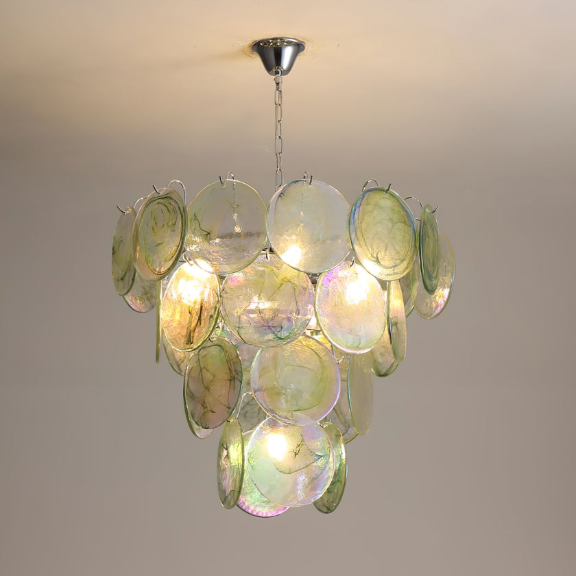 Camisa Disc Glass Chandelier