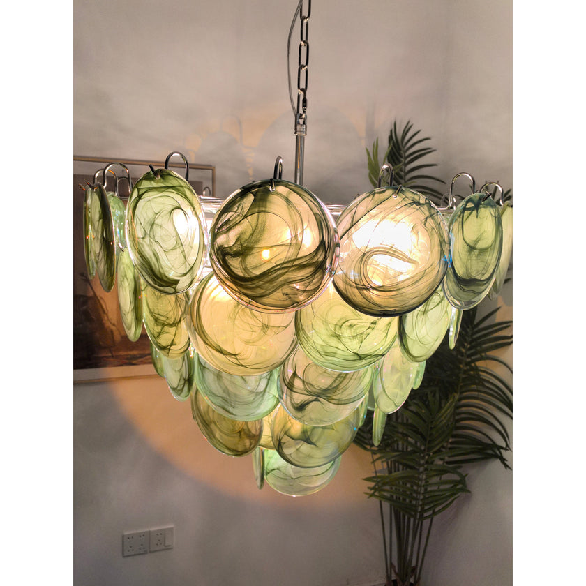 Camisa Disc Glass Chandelier