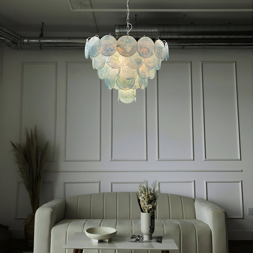 Camisa Disc Glass Chandelier