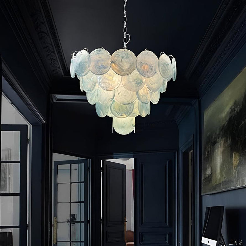 Camisa Disc Glass Chandelier