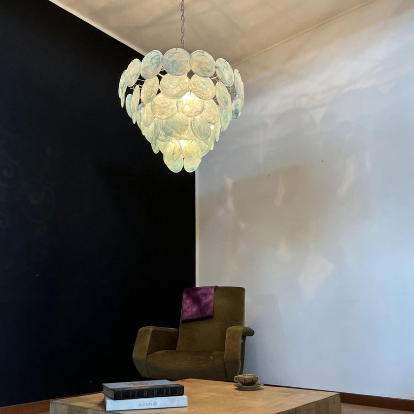 Camisa Disc Glass Chandelier