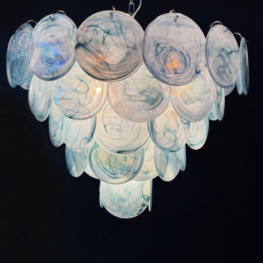 Camisa Disc Glass Chandelier