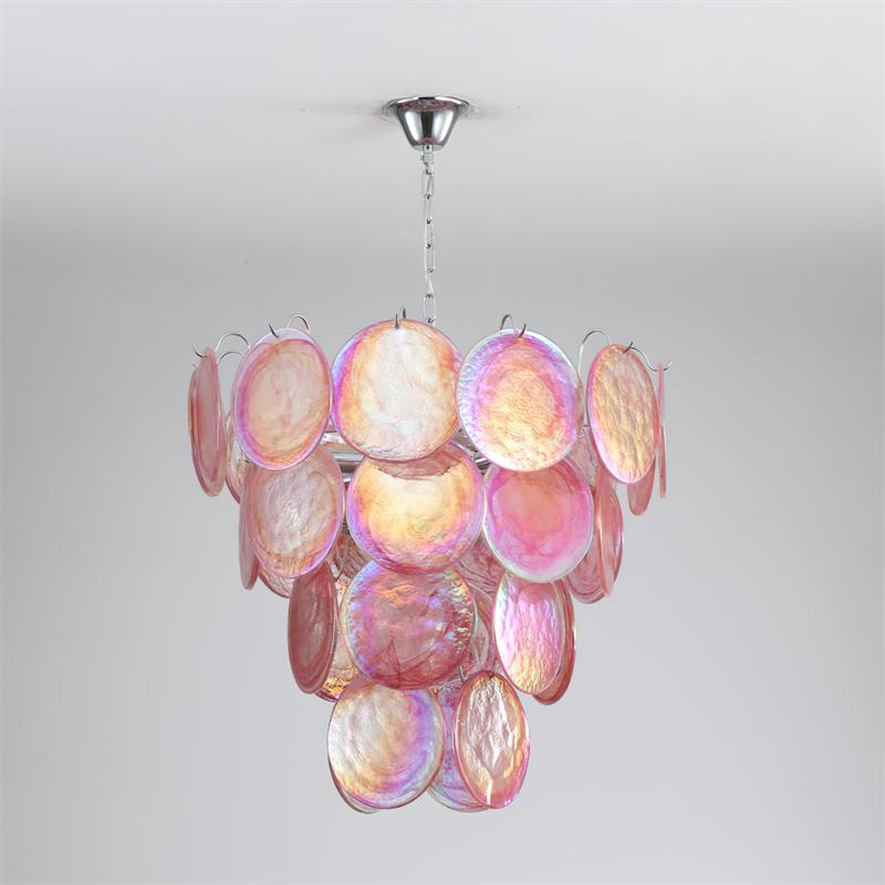 Camisa Disc Glass Chandelier