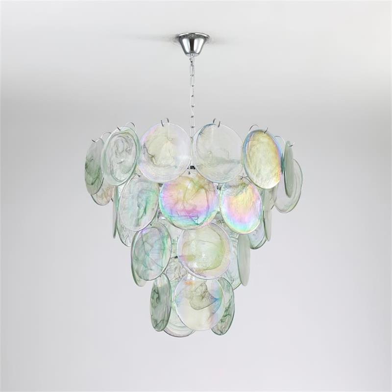 Camisa Disc Glass Chandelier