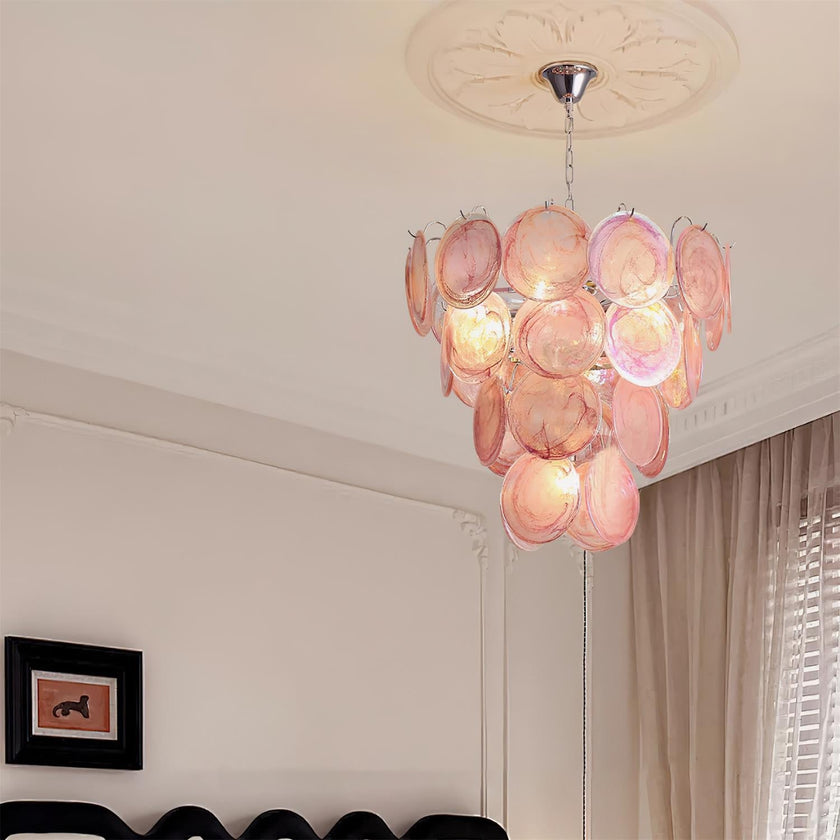 Camisa Disc Glass Chandelier