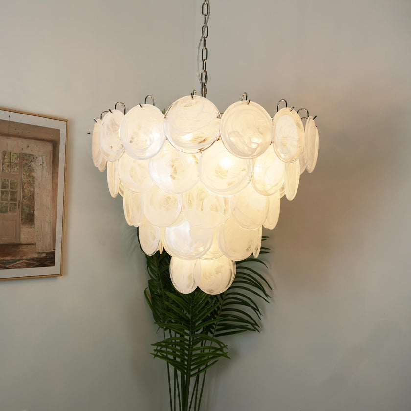 Camisa Disc Glass Chandelier