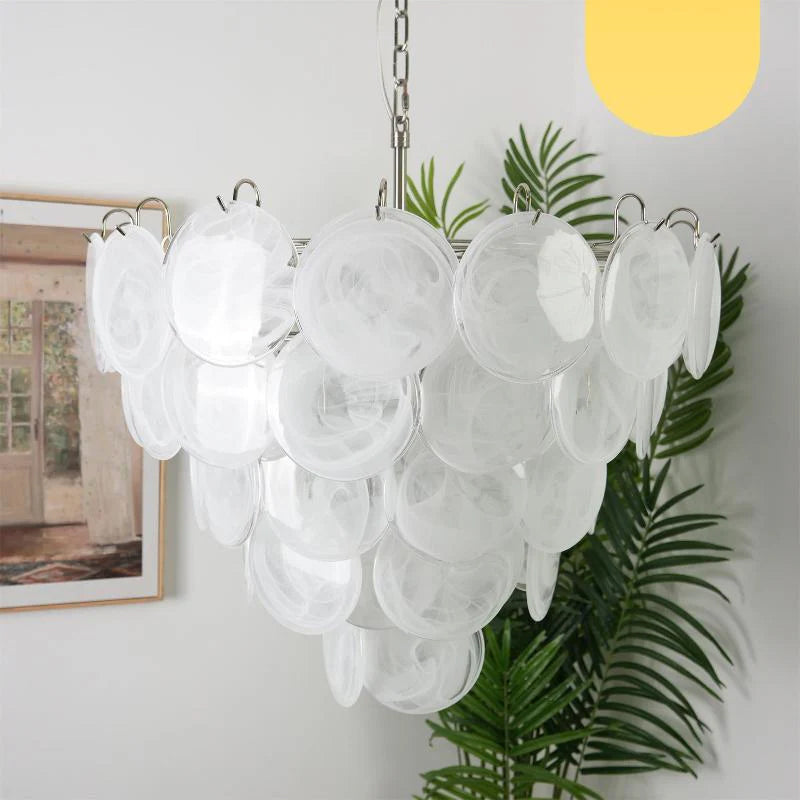 Camisa Disc Glass Chandelier