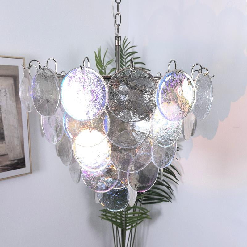 Camisa Disc Glass Chandelier