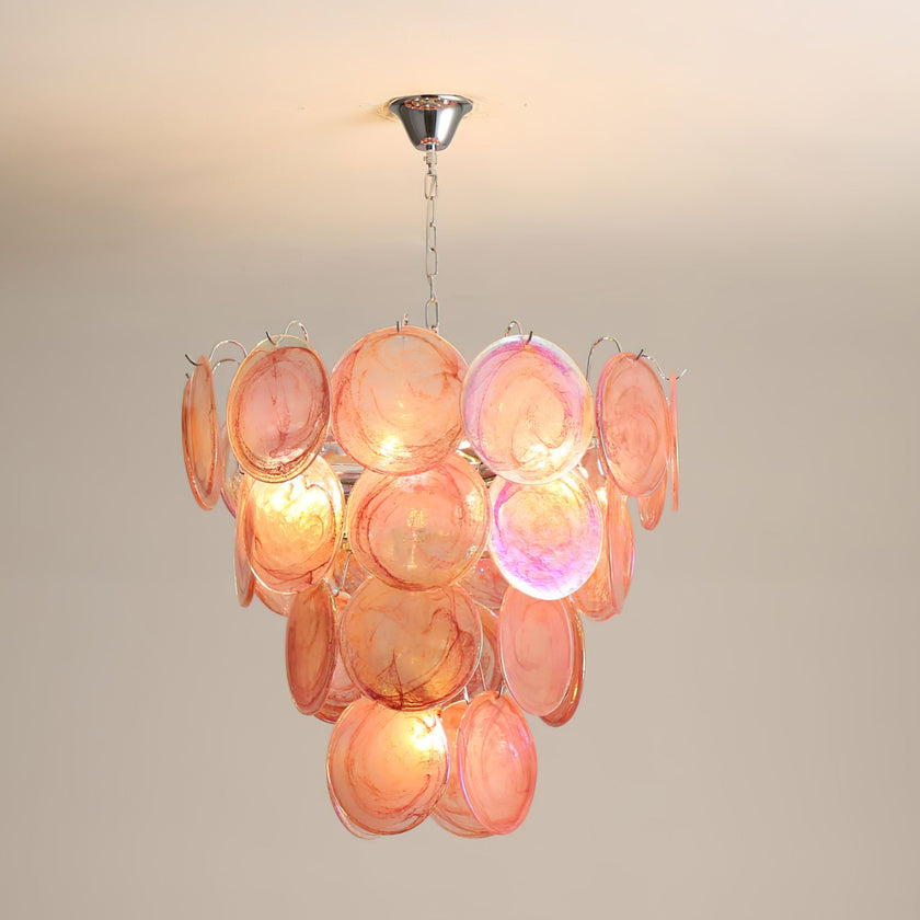 Camisa Disc Glass Chandelier