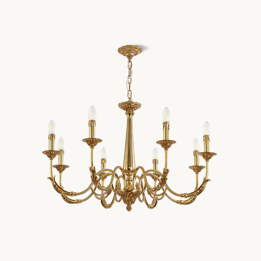 Candle Brass Chandelier