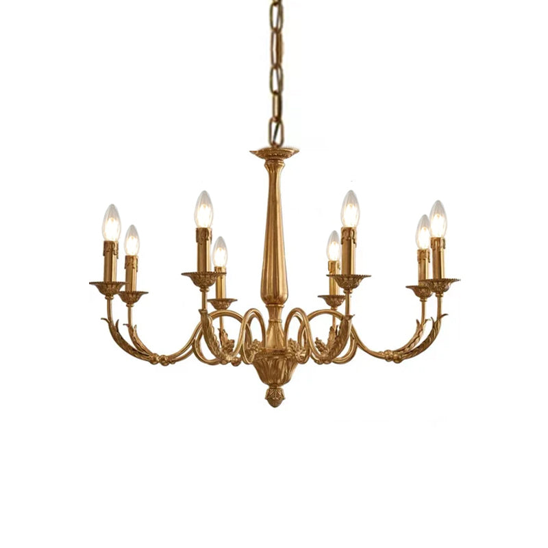 Candle Brass Chandelier