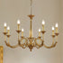 Candle Brass Chandelier