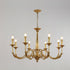 Candle Brass Chandelier