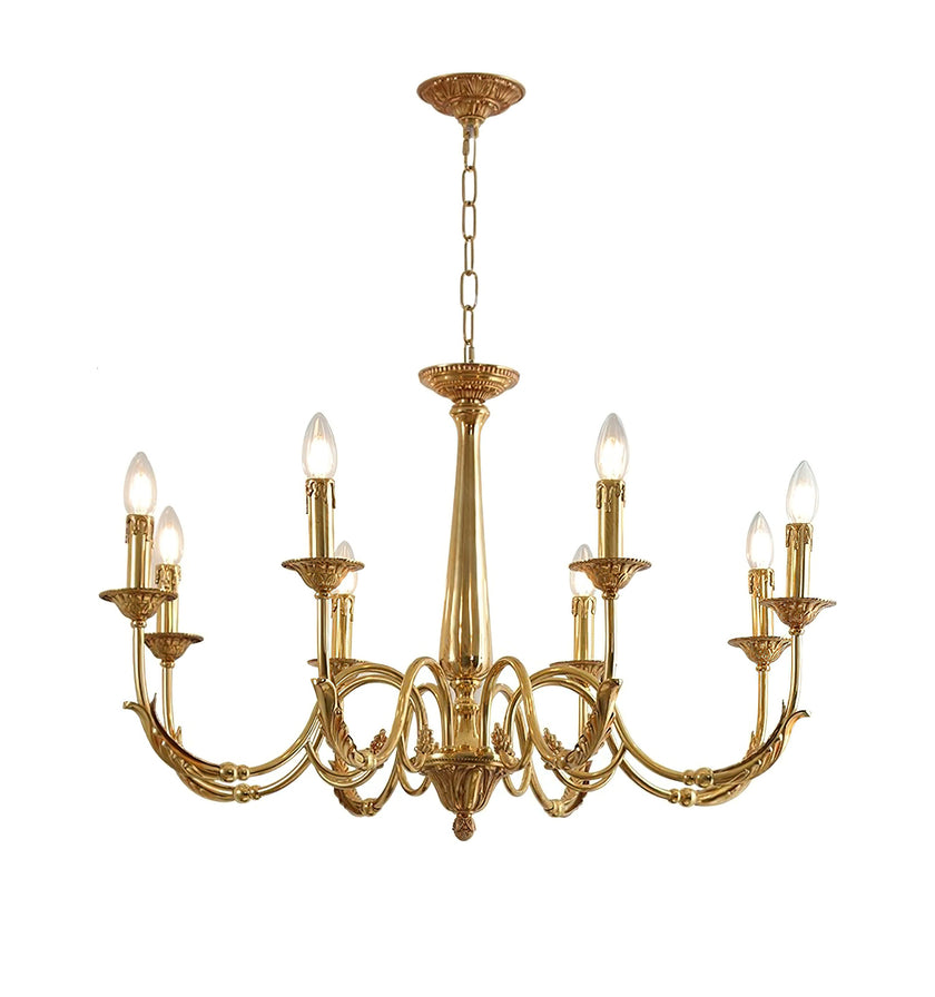 Candle Brass Chandelier