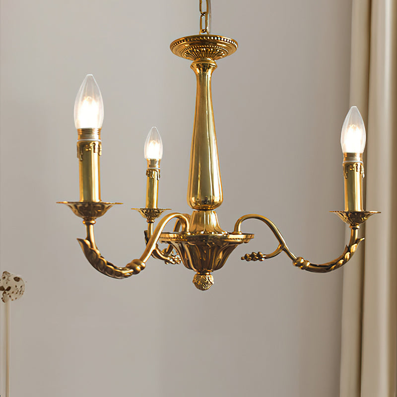 Candle Brass Chandelier