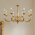 Candle Brass Chandelier