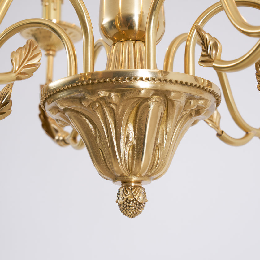 Candle Brass Chandelier