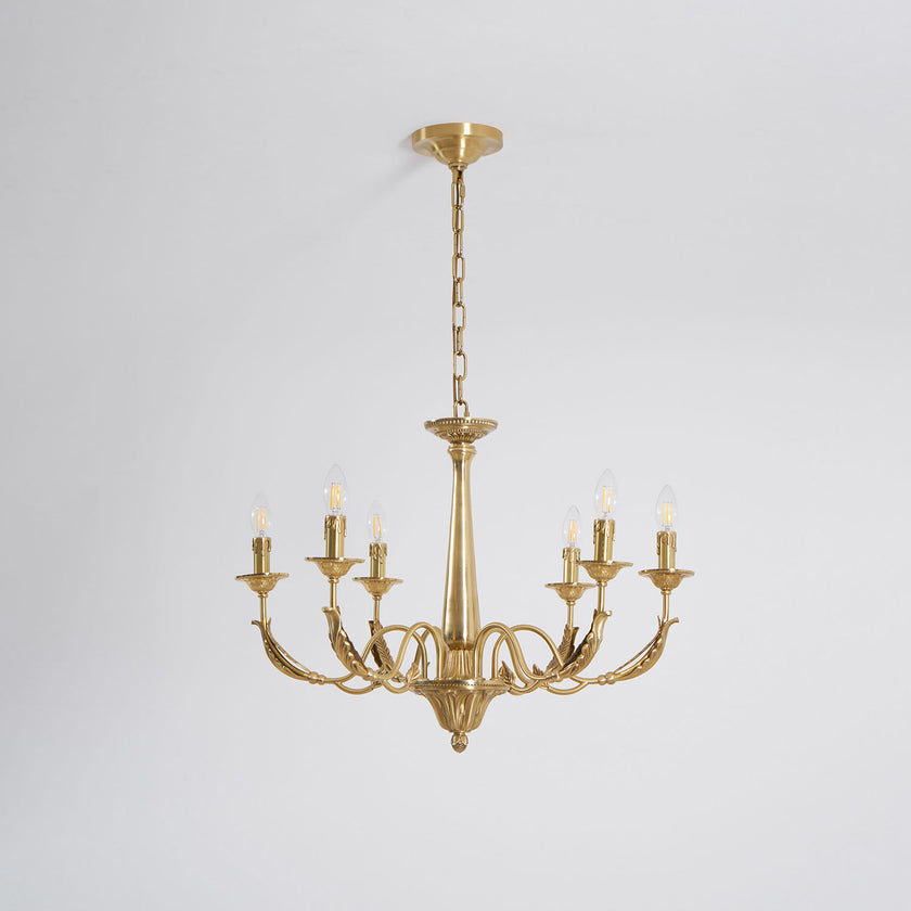 Candle Brass Chandelier