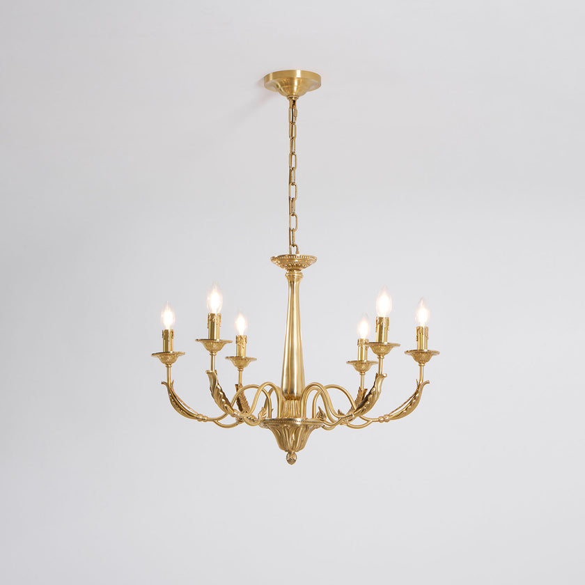Candle Brass Chandelier