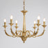 Candle Brass Chandelier