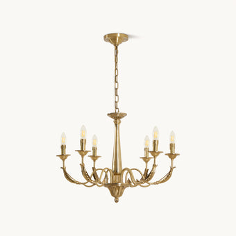 Candle Brass Chandelier