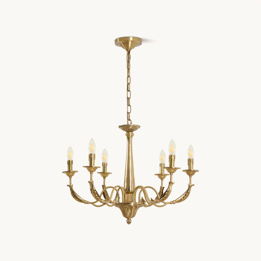 Candle Brass Chandelier