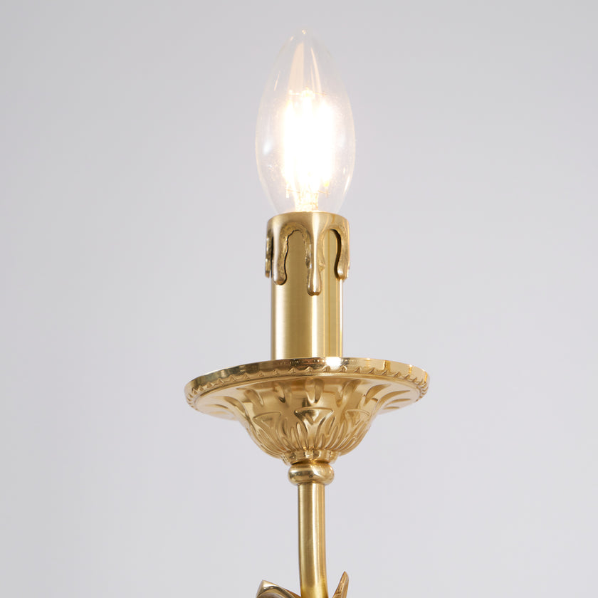 Candle Brass Chandelier