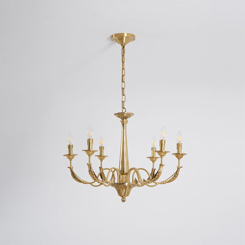 Candle Brass Chandelier