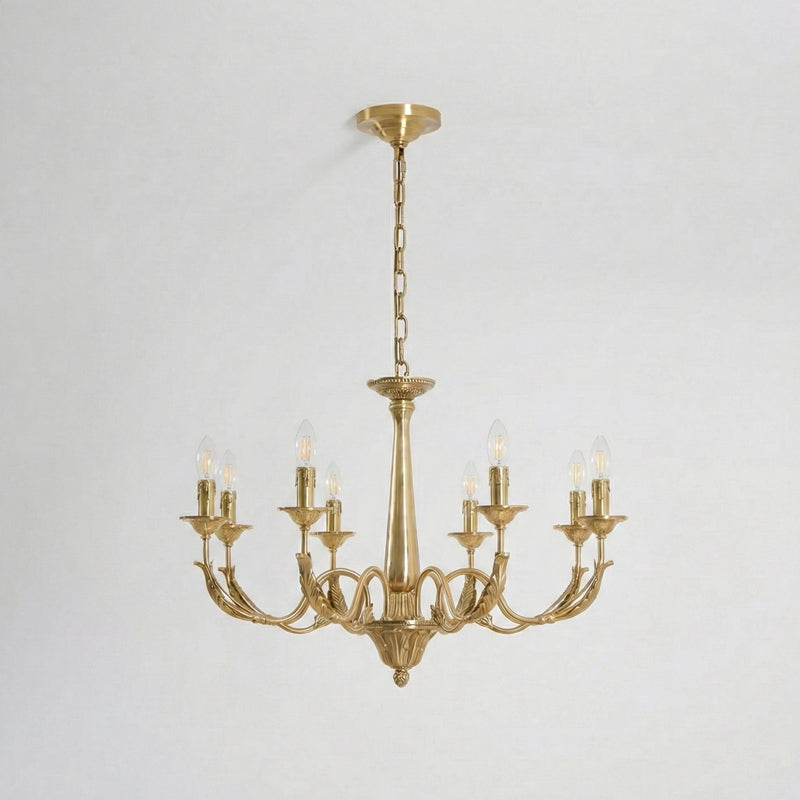 Candle Brass Chandelier