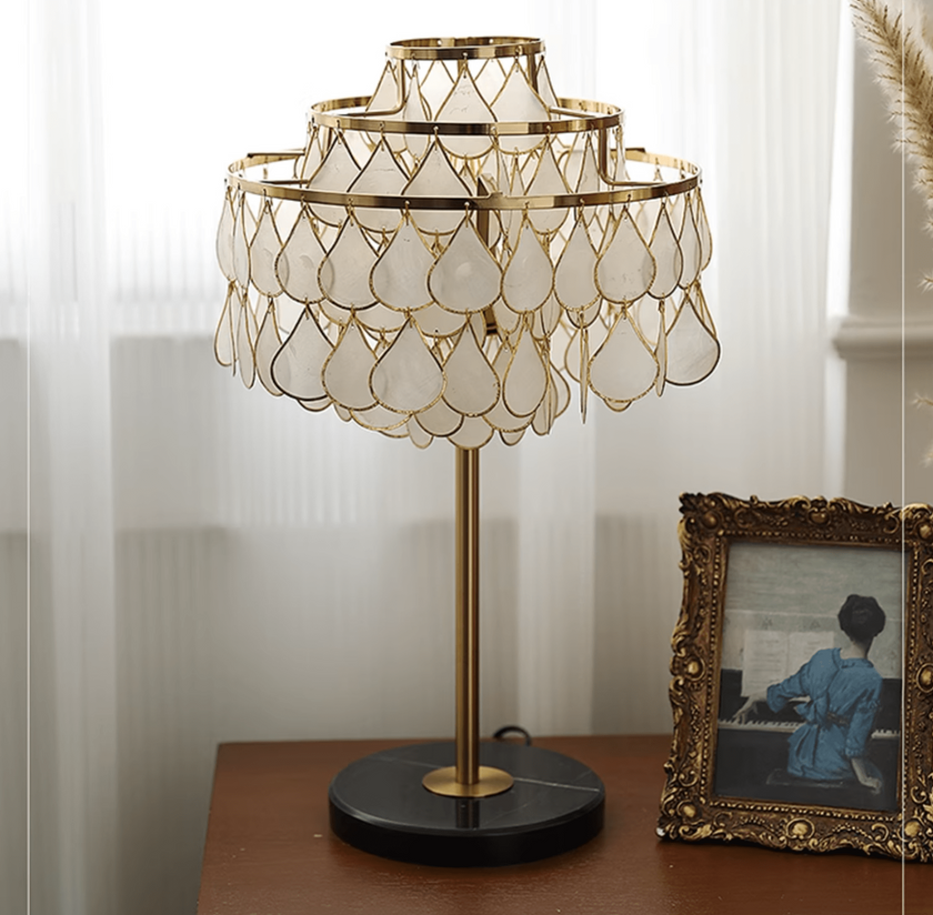 Capiz Table Lamp