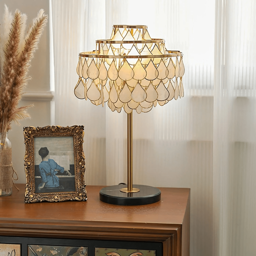 Capiz Table Lamp