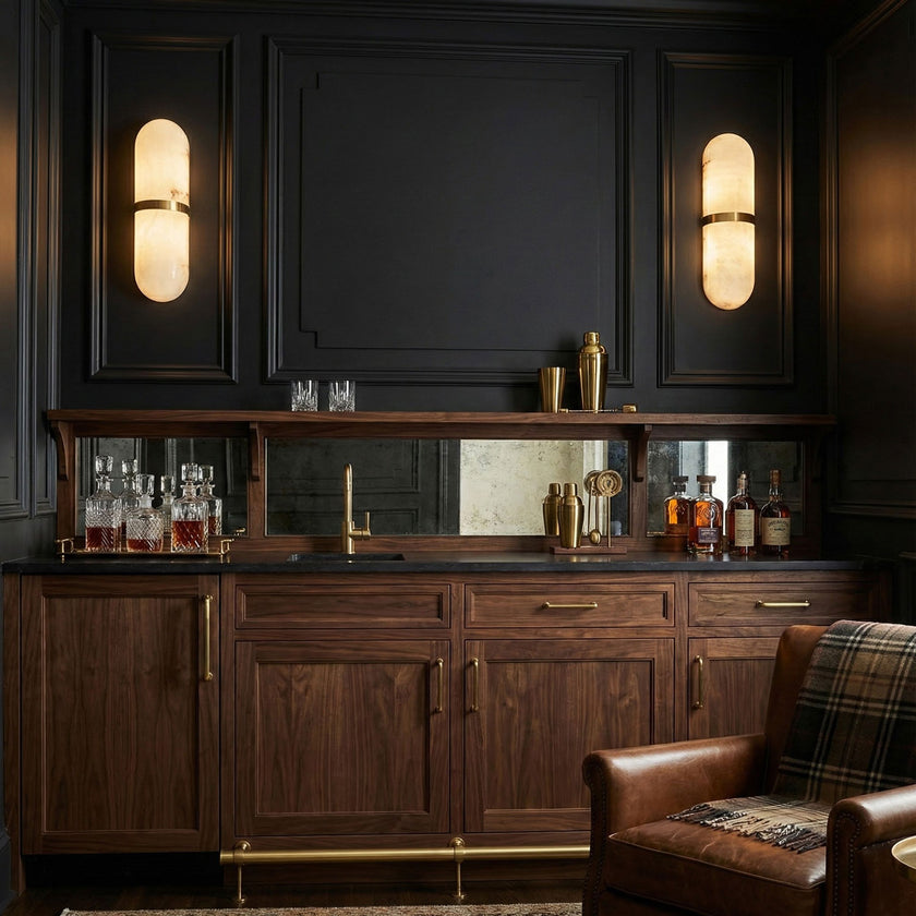 Capsule Alabaster Wall Light