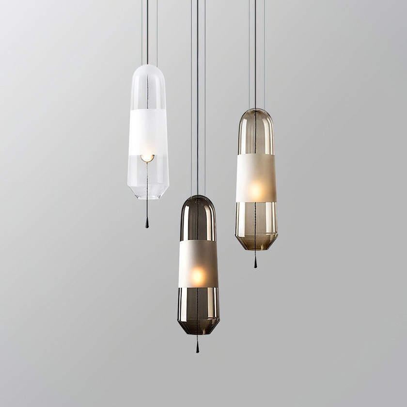 Capsule Glass Pendant Light