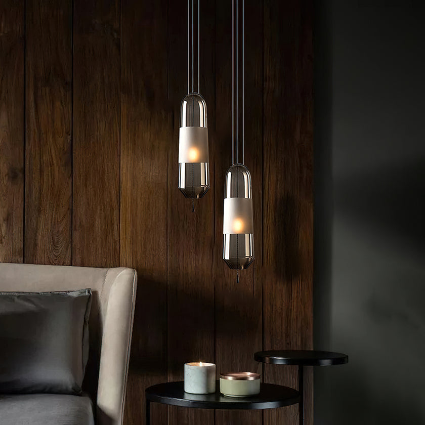 Capsule Glass Pendant Light