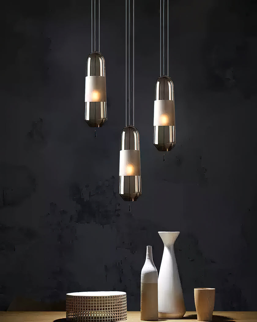 Capsule Glass Pendant Light