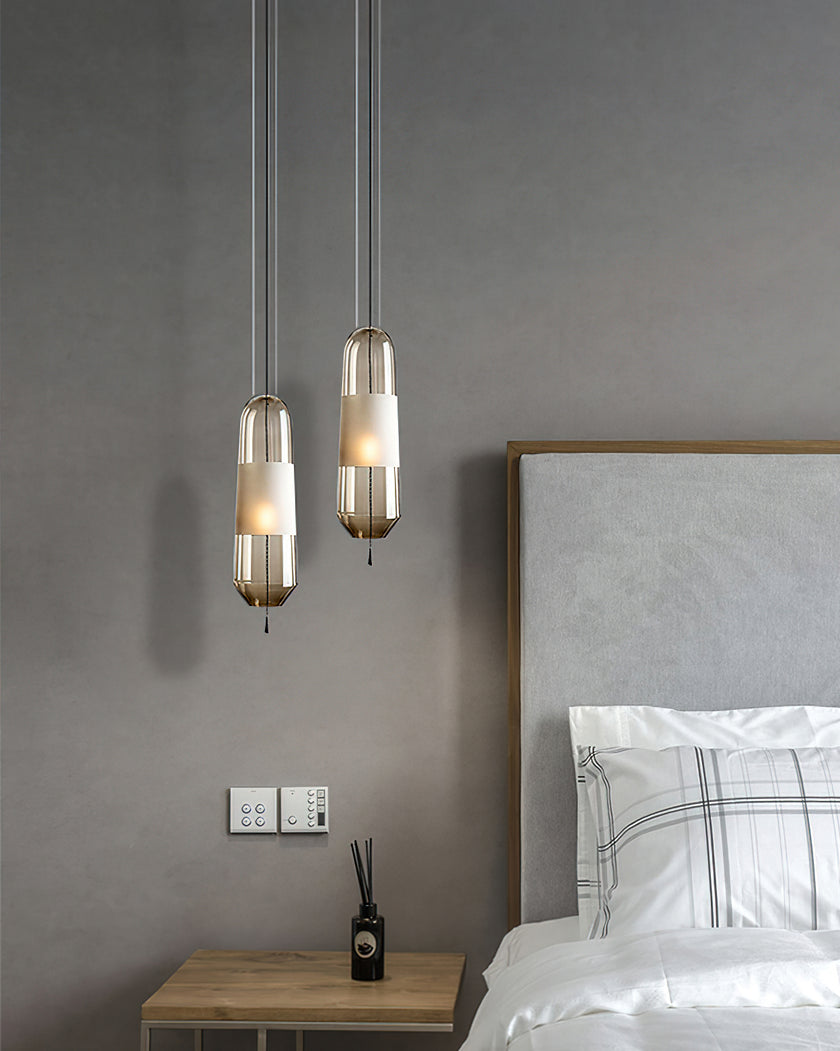 Capsule Glass Pendant Light