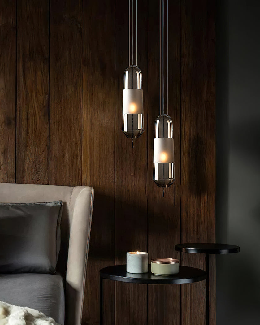 Capsule Glass Pendant Light