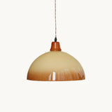 Lámpara Colgante Retro de Vidrio Caramelo
