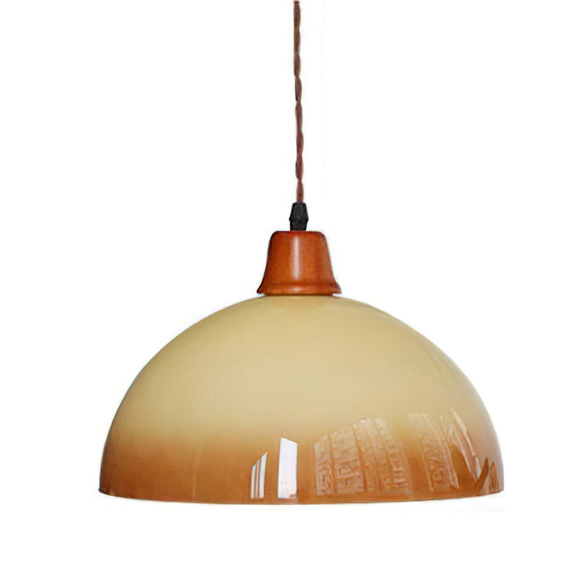 Caramel Glass Retro Pendant Lamp