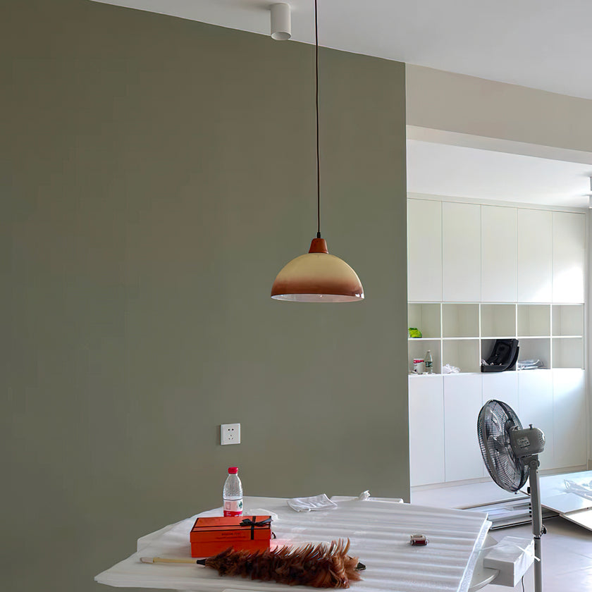 Caramel Glass Retro Pendant Lamp