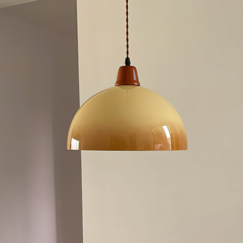 Caramel Glass Retro Pendant Lamp