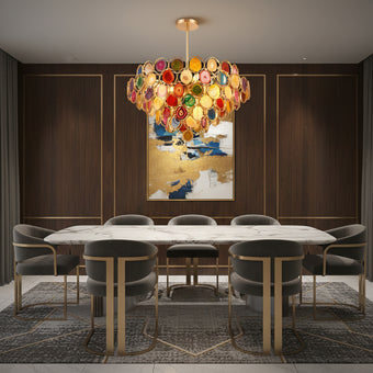 Carneool kroonluchter